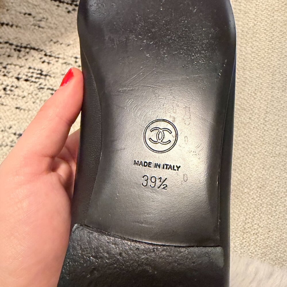 Chanel Black Ballet Flats - Picture 4 of 5